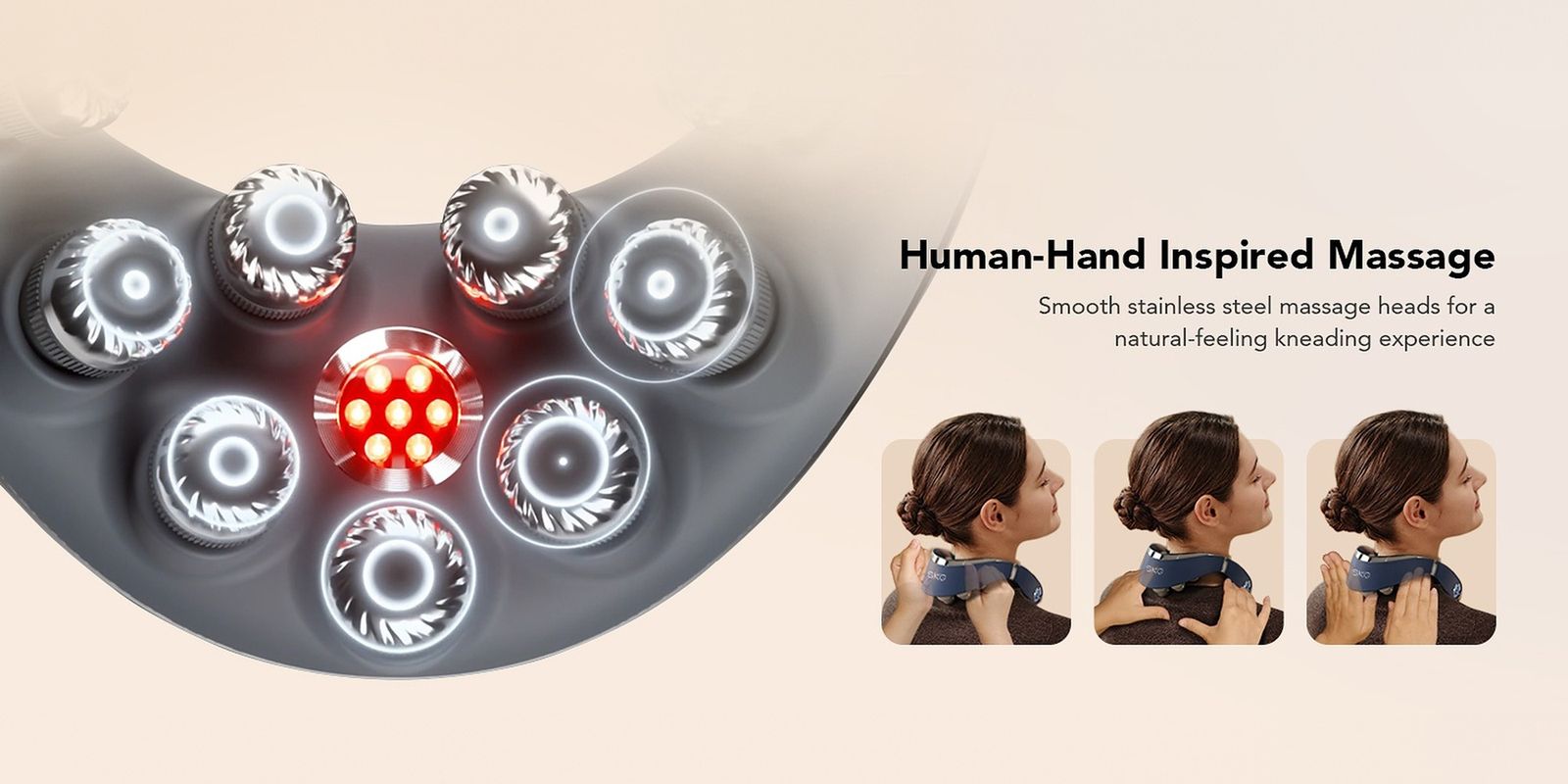 Human-Hand Inspired Massage