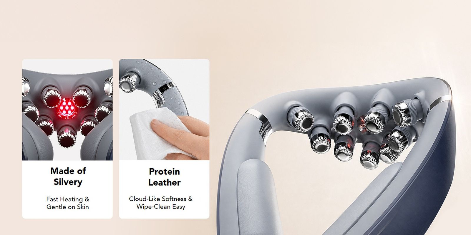Made of Silvery / Protein Leather